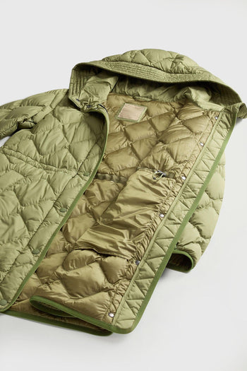 Parka Heritage Con Cappuccio Verde Militare Donna - 8