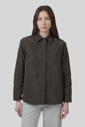 Giacca Lucciola Verde Militare Donna - 3