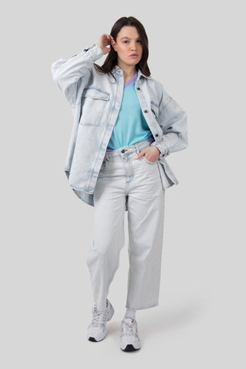 Jeans Boyfriend Joybird Blu Chiaro Donna - 4