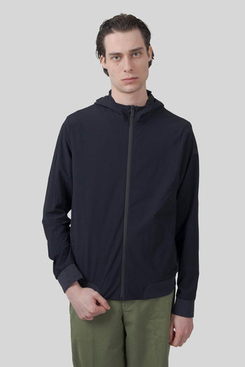 Felpa Surflex Soft Touch Hood Zip Blu Uomo - 2