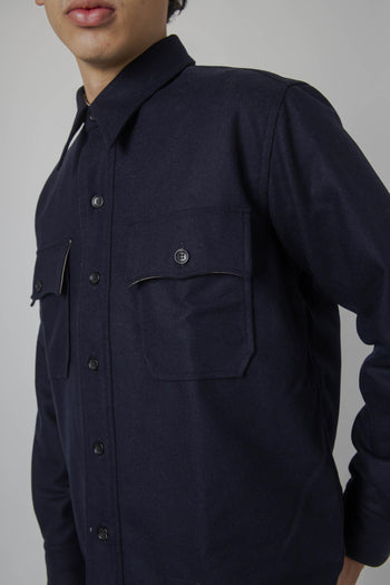 Cpo2.0 Overshirt In Lana Blu Uomo - 6