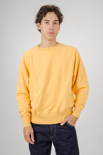 Felpa Raglan Crew Japan Giallo Uomo - 3