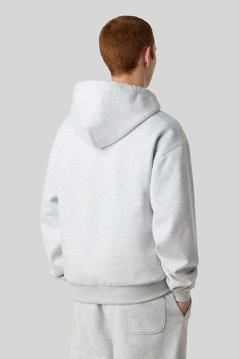 Felpa Hoodie Red Box Grigio Uomo - 3