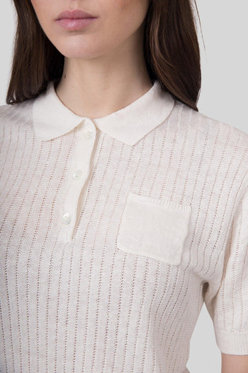 Polo In Puro Lino Naturale Donna - 4