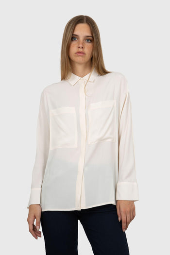 Camicia Tiffany Avorio Donna - 4