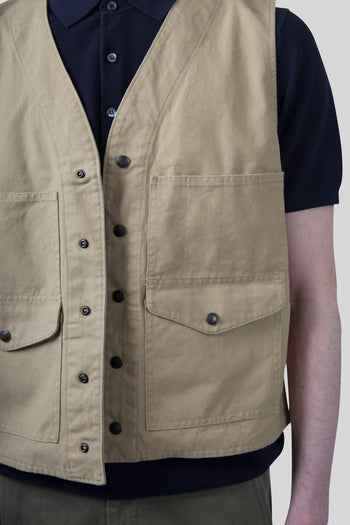 Dry Tin Vest Beige Uomo - 7