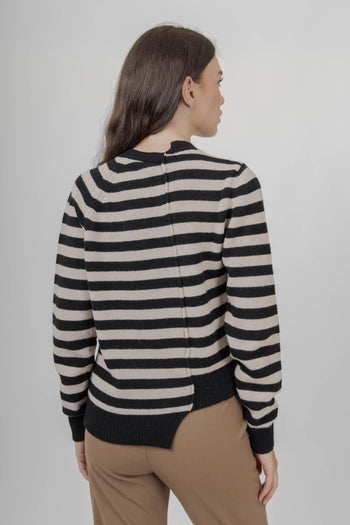 Cardigan Marilu Nero/naturale Donna - 2