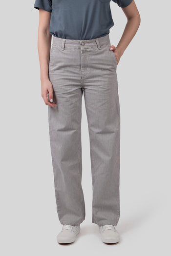 Wip W' Mercer Pant Stripe Bianco/grigio Donna - 8