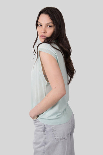 Maglia Magali Verde Menta Donna - 3