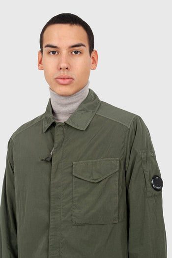 Overshirt Chrome-r Lens Verde Militare Uomo - 4