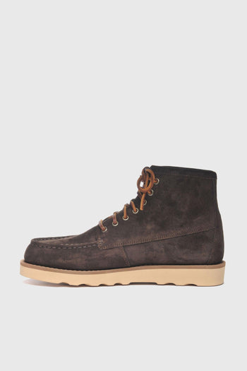 Scarponcino Tala Mid Suede Marrone Scuro Uomo - 5