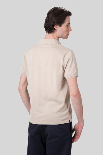 Polo In Maglia Beige Uomo - 3