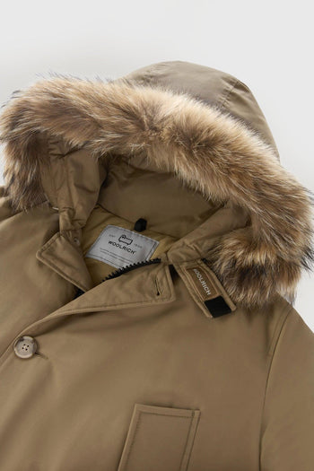 Arctic Parka In Ramar Cloth Con Pelliccia Removibile Beige Uomo - 5