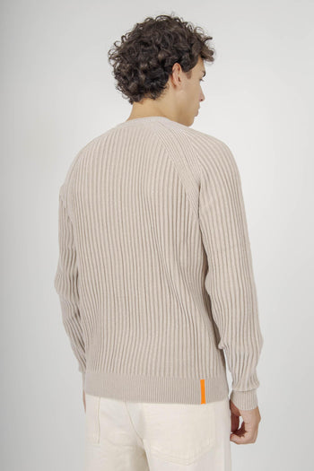 Maglia Velvet Rave Round Crema Uomo - 4