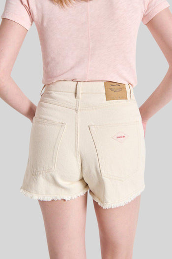 Shorts Tineborow Ecru Donna - 4