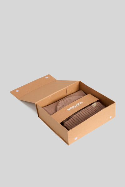 Gift Box Sciarpa & Cappello Cipria Unisex