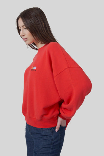 Felpa Atubay Rosso Donna - 3