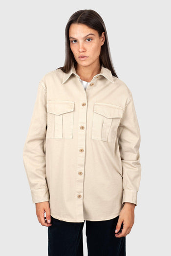 Camicia Beige Donna - 5