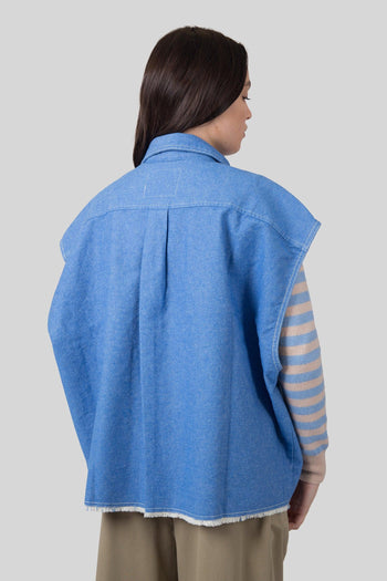 Camicia Pusway Blu Chiaro Donna - 3