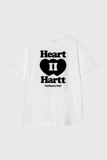Wip T-shirt S/s Heart Ii Hartt Bianco Uomo - 5