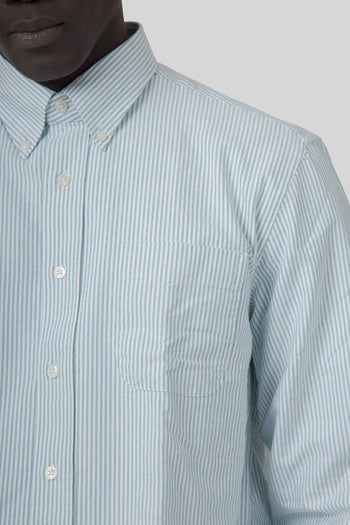 Camicia Doubling Ox Bianco/verde Unisex - 6