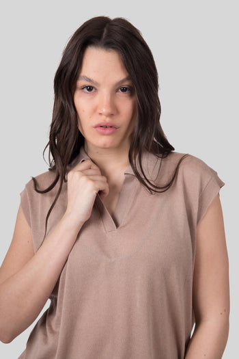 Maglia Magali Taupe Donna - 4