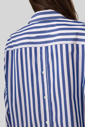 Camicia Over Sister Bianco/blu/rosso Donna - 4