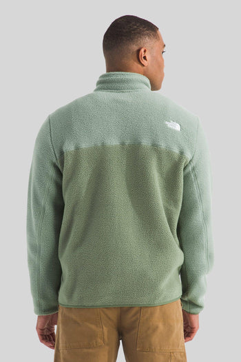 Yumiori Full Zip Fleece Jacket Verde Chiaro Uomo - 4