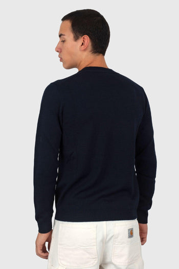 Maglia Girocollo Blu Navy Uomo - 3