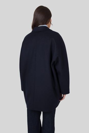Caban Over Lamar Blu Navy Donna - 5