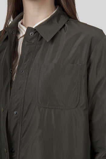 Giacca Lucciola Verde Militare Donna - 4
