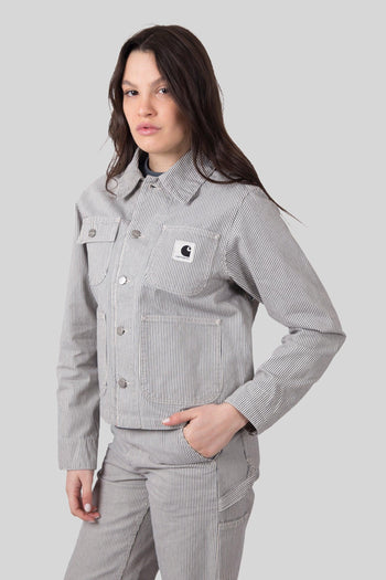Wip W' Mercer Chore Coat Bianco/grigio Donna - 5