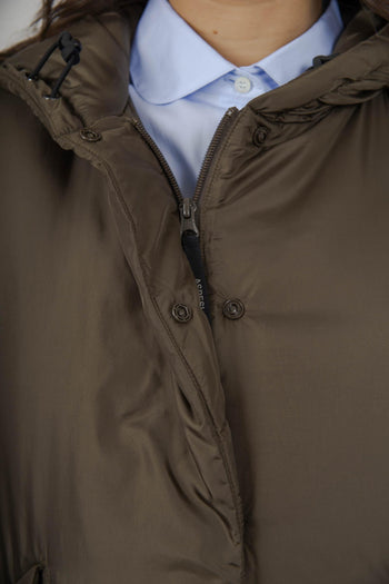 Parka Americano Verde Militare Donna - 4