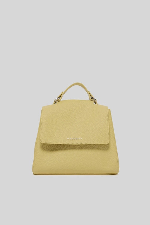 Borsa Sveva Piccola In Pelle Soft Con Tracolla Giallo Donna