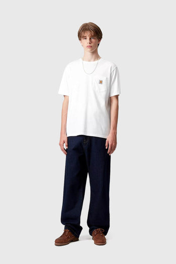 Wip Short Sleeve Pocket T-shirt Bianco Uomo - 2