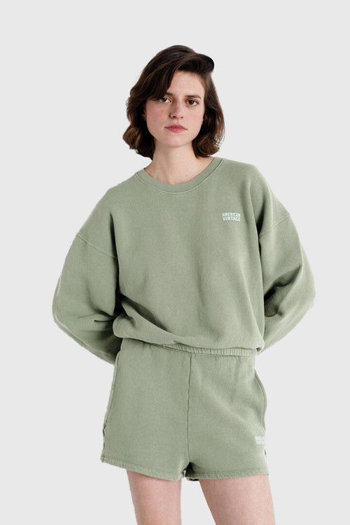 Felpa Izubird Verde Chiaro Donna