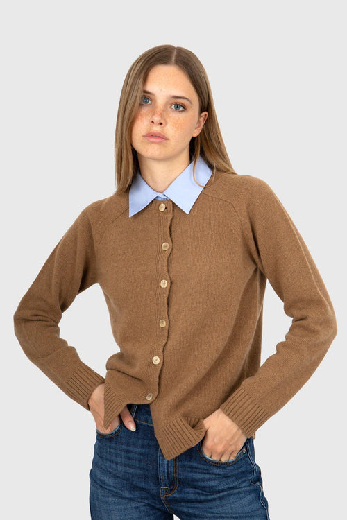 Cardigan Albachiara Beige Donna