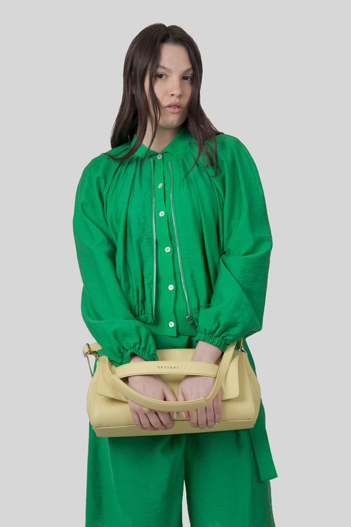Borsa Gossip Longuette In Pelle Soft Giallo Donna