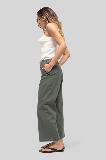 Pantalone Due Verde Donna - 2