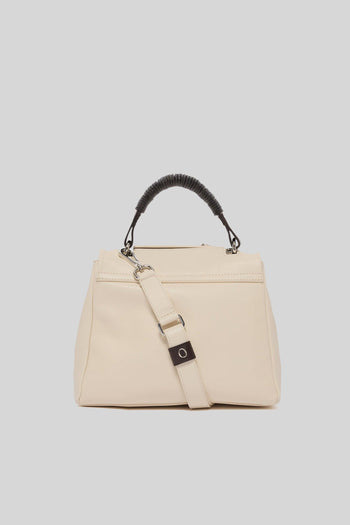 Borsa Sveva Piccola Jungle In Pelle Ecru Donna - 3