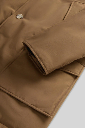 Arctic Parka In Ramar Cloth Con Pelliccia Removibile Caffe' Uomo - 6