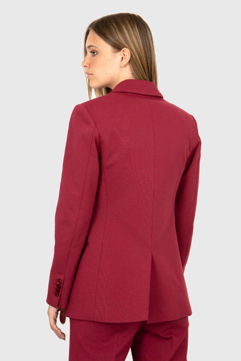 Giacca Doppio Petto Bordeaux Donna - 4