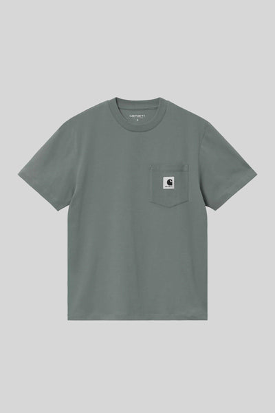 Wip W' S/s Pocket T-shirt Verde Donna