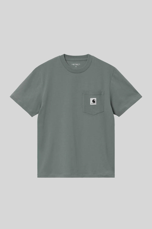 Wip W' S/s Pocket T-shirt Verde Donna