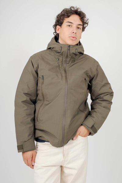 Tnf Range Down Hooded Jacket Verde Uomo