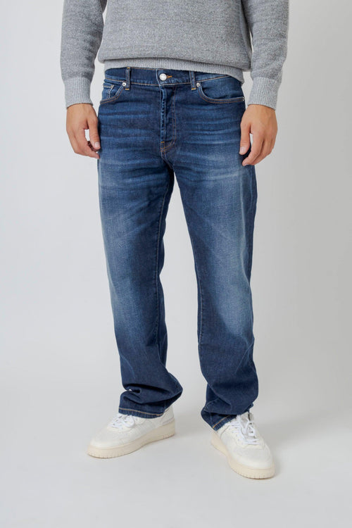 Jeans Relaxed Bowl Blu Medio Uomo