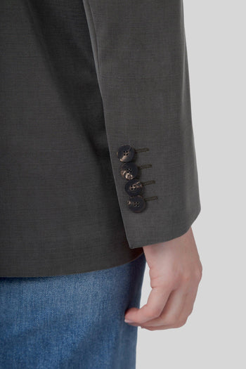 Blazer Cupro Boyfriend Wom Verde Scuro Donna - 6