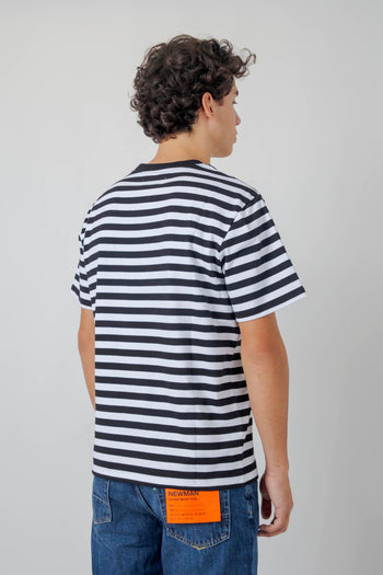 T-shirt Regular Striped Nero/bianco Uomo - 4