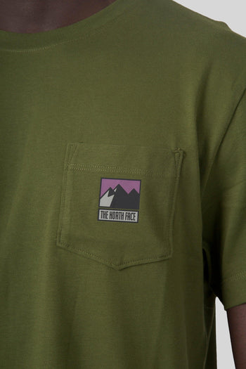 T-shirt Mountain Logo Relaxed Verde Uomo - 2