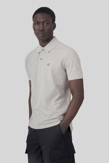 Polo Stretch Piquet Tortora Uomo - 3
